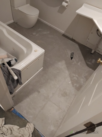 bathroom floor