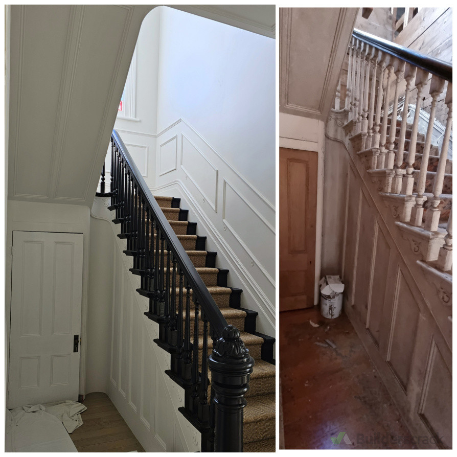 Stairwell Before and After