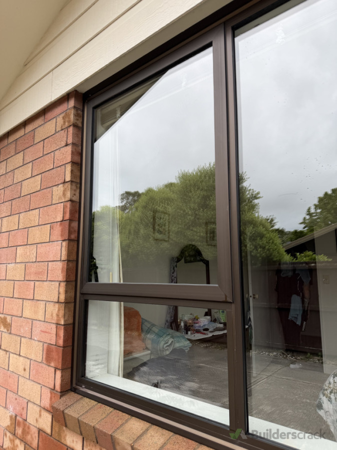 Window cleaned interior and exterior