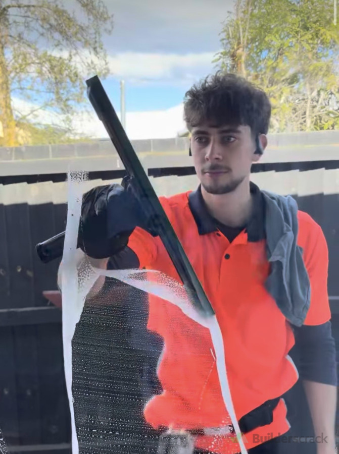 Traditional Window Clean by team member Yusuf