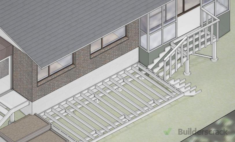 Build a deck with stairs (#1193997) | Builderscrack