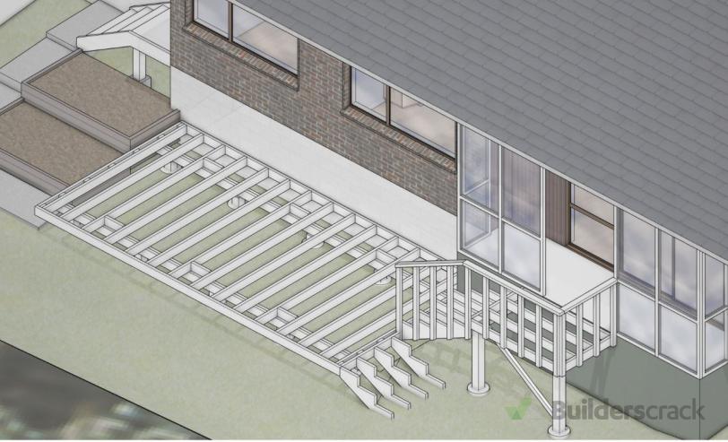 Build a deck with stairs (#1193997) | Builderscrack