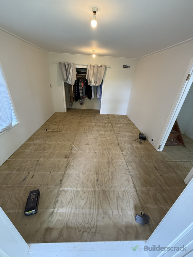 Bedroom floor raised