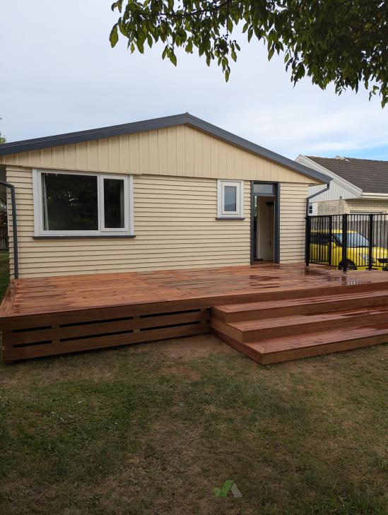 Deck build and door insert (#1166859) | Builderscrack
