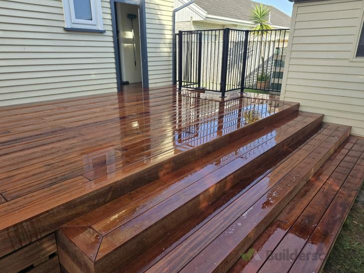 Deck build and door insert (#1166859) | Builderscrack