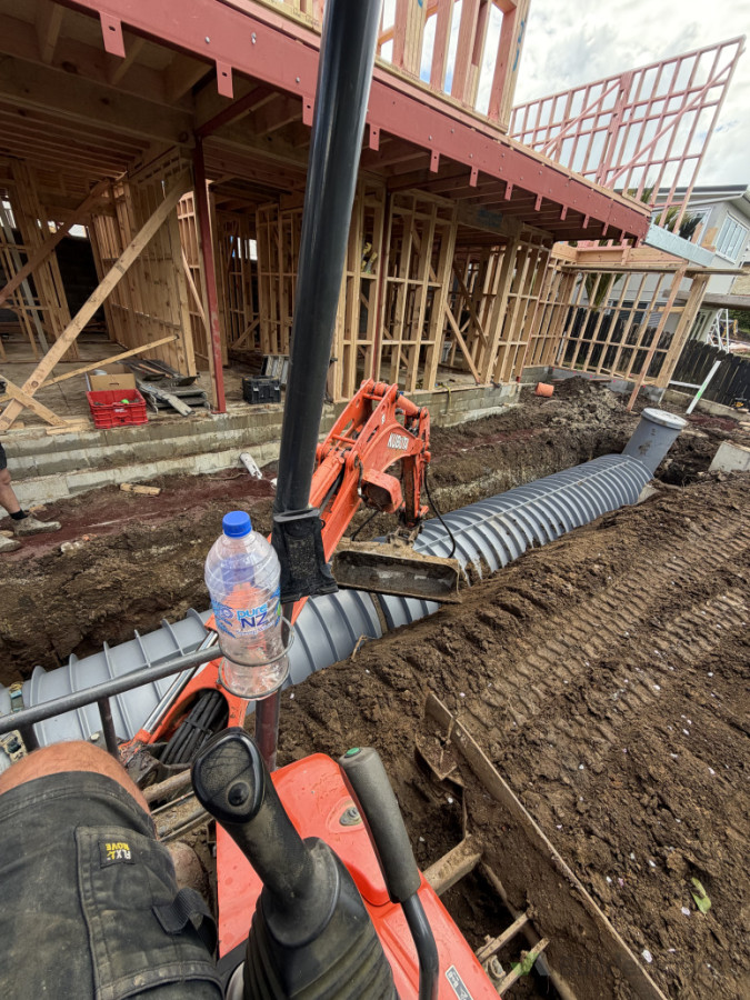 Dropped the tank in the hole. turned out great no cave ins !