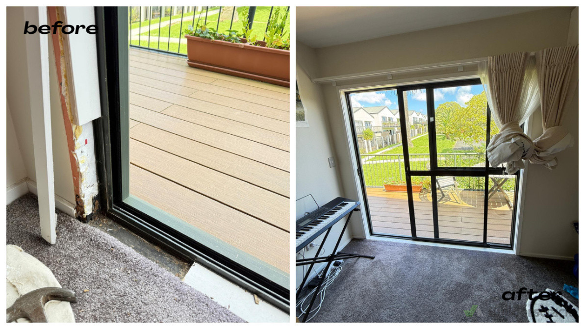 Repair Rotten Door Frame.