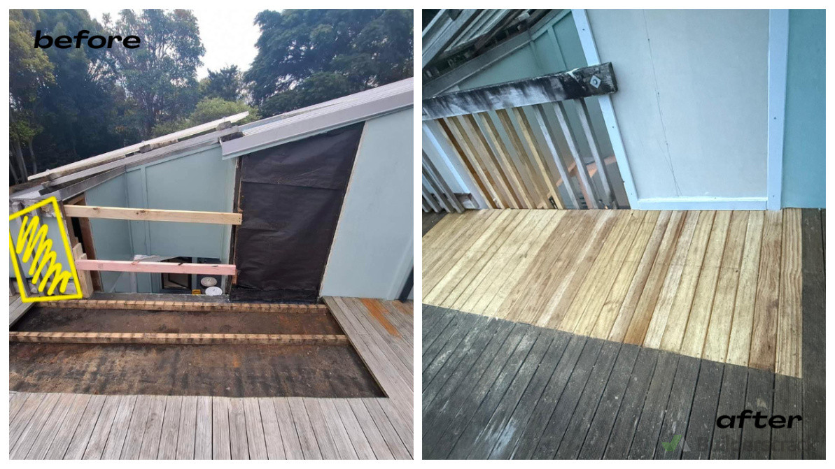 Replace Rotten Deck Timber.
