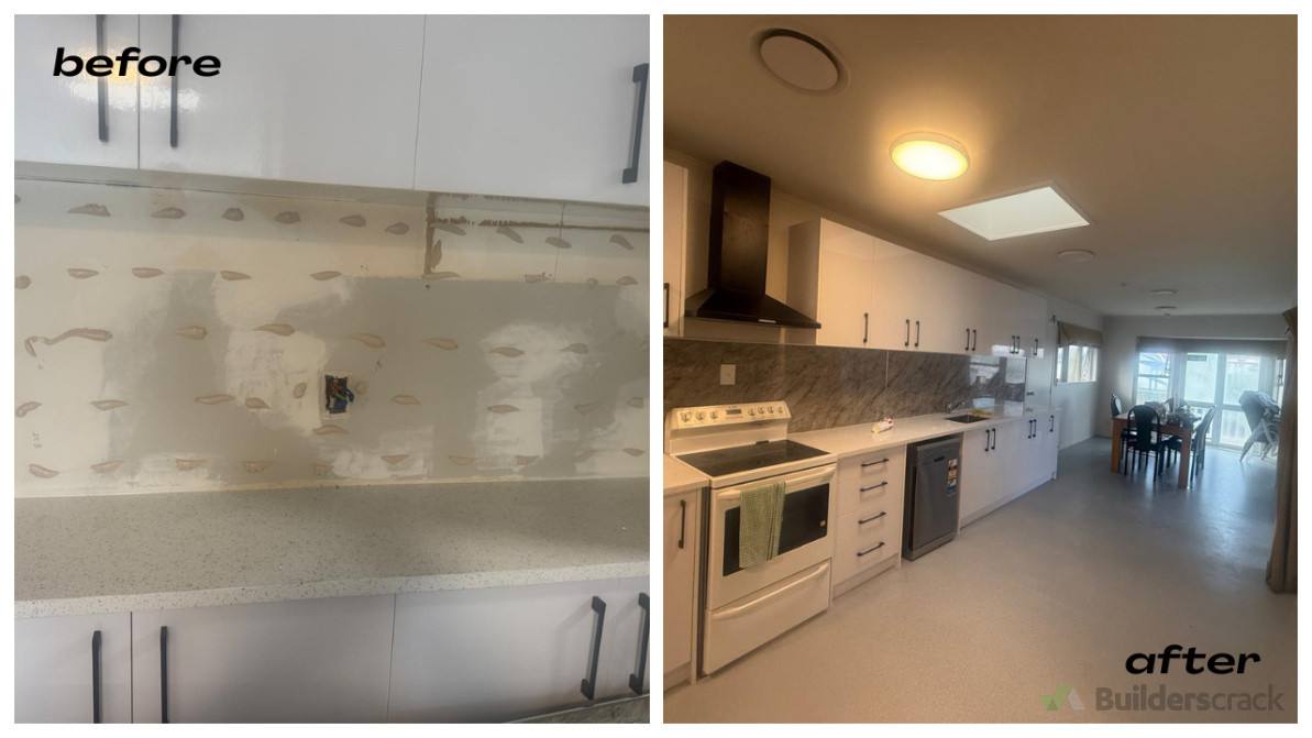 Install  Kitchen Splashback.