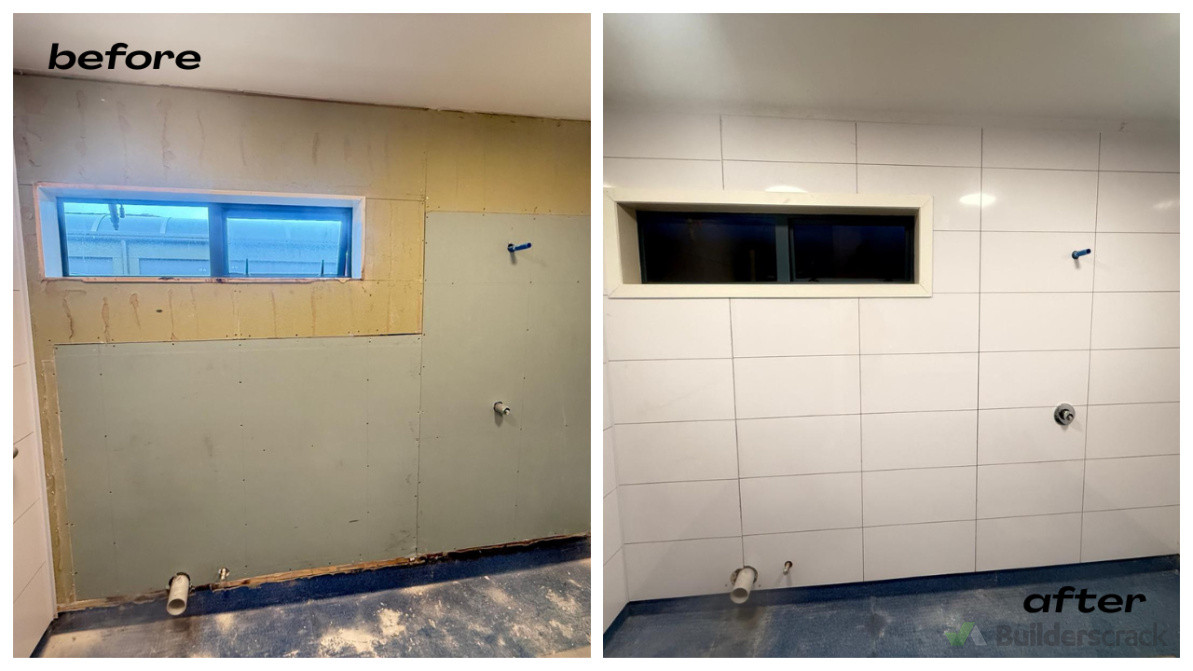 Install Wall Tiles.