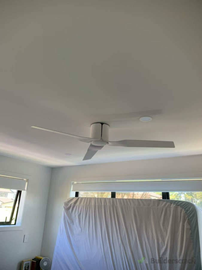 Bedroom ceiling fan
