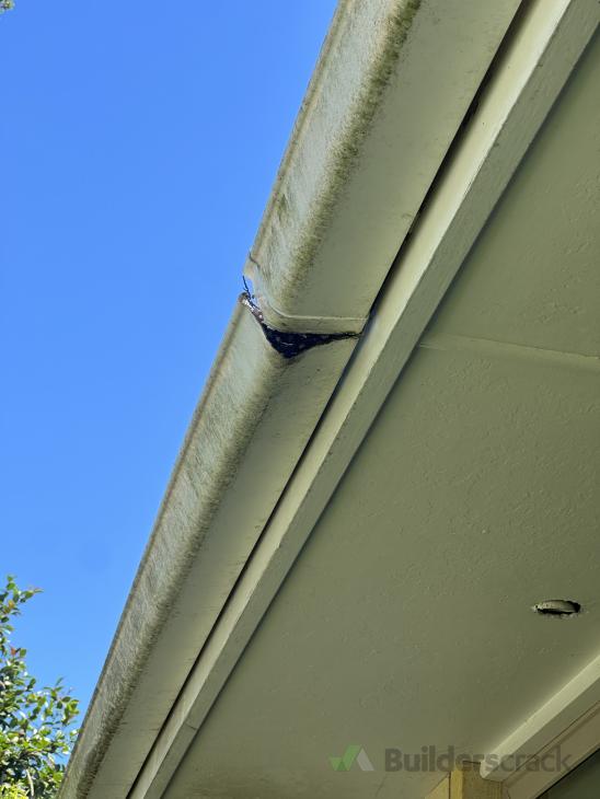Soffits Uk Rotten Rotten eaves and soffit + broken gutterinh (#1198567) | Builderscrack