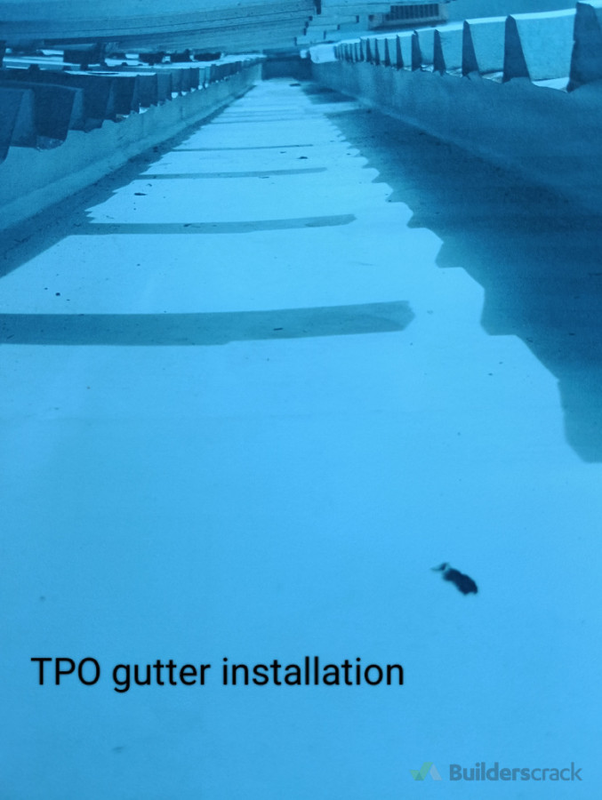 Remove old existing waterproof and TPO replacement