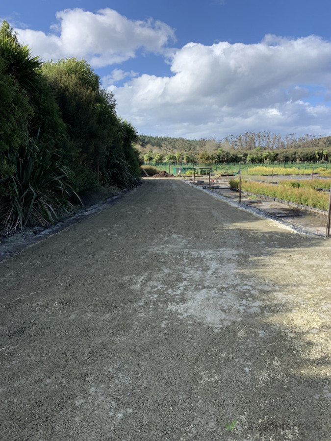 Drive way entrance prep
