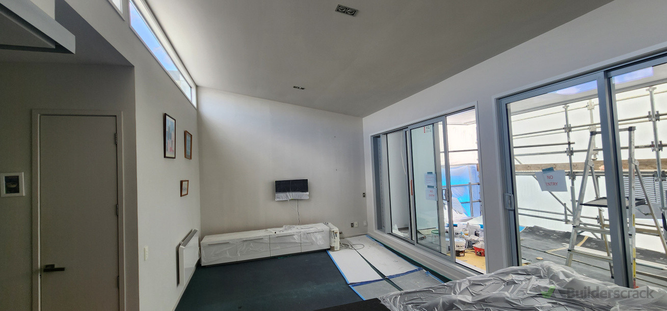 Repainting of ceilings and walls at Ponsonby property