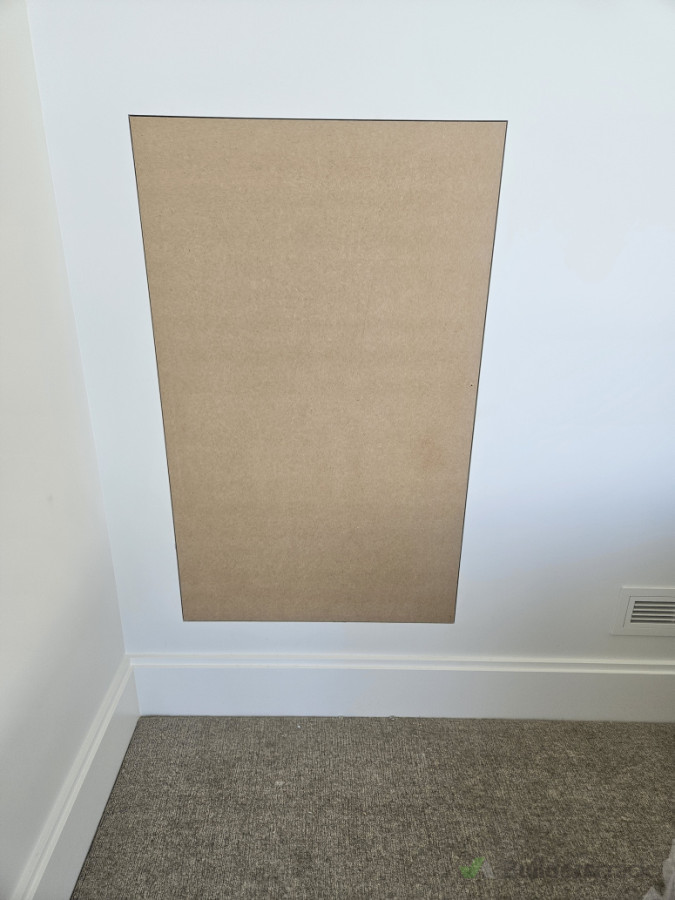 Push to open secret door