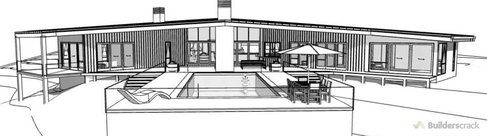 TEC Complete the full structural design of this bespoke Architectural house and we also carried out the construction monitoring.