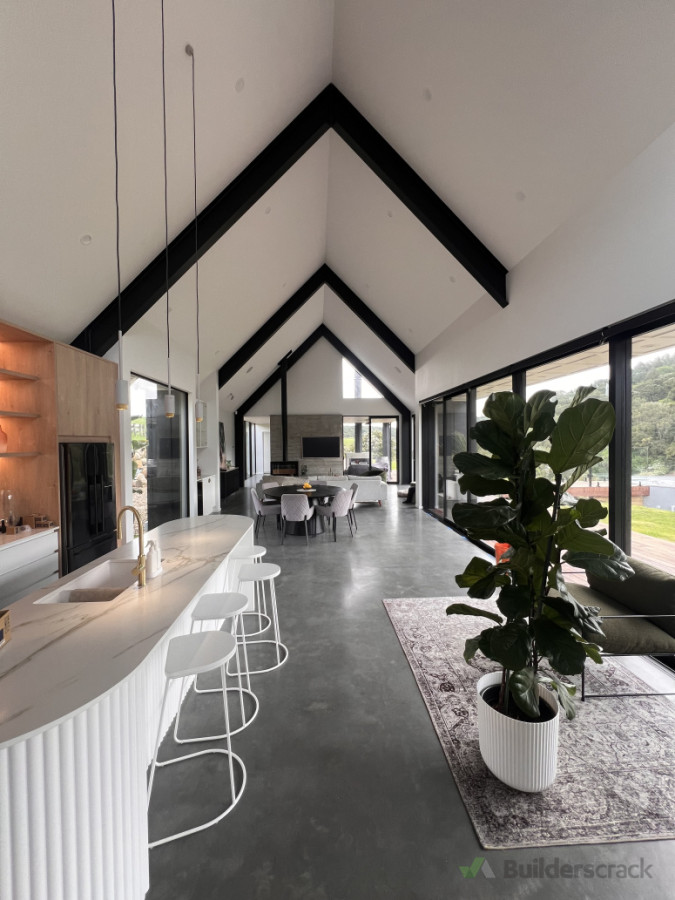 Inside view of new build we completed