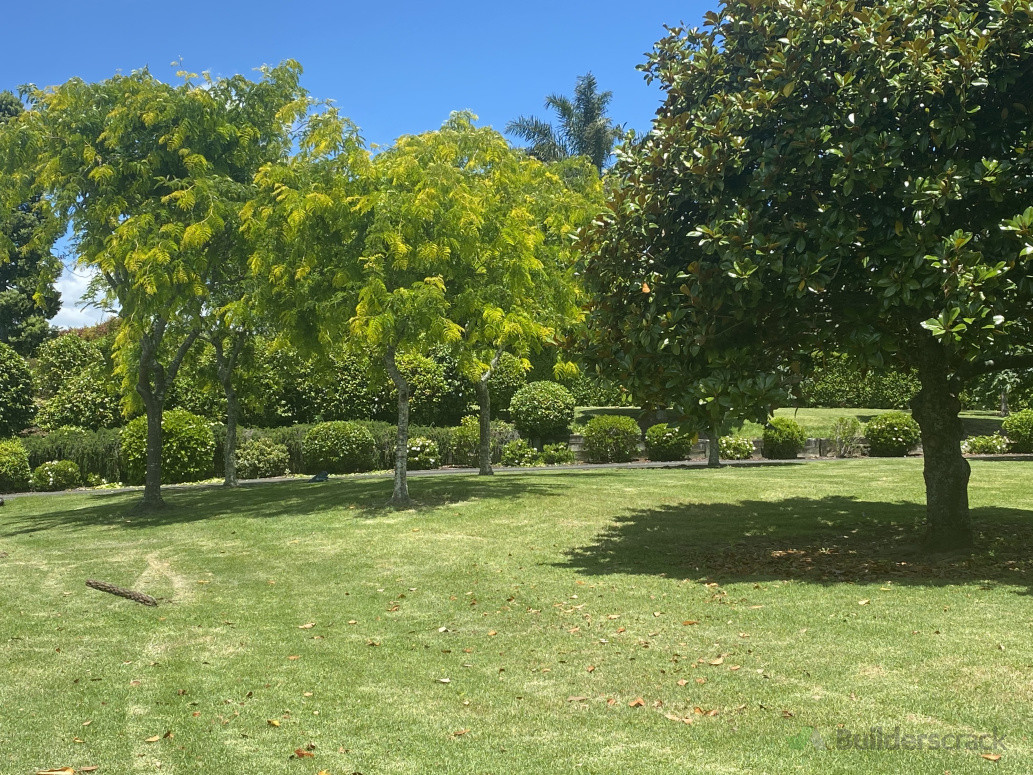 Fresh lawn mow and hedge trim of multi small to large topiarys