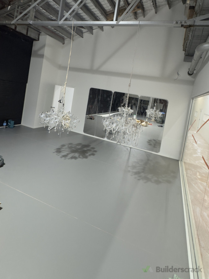 Over 500lm Installed Vinyl in Ballet Studio