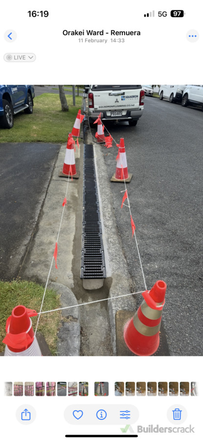 Channel Drain Installation