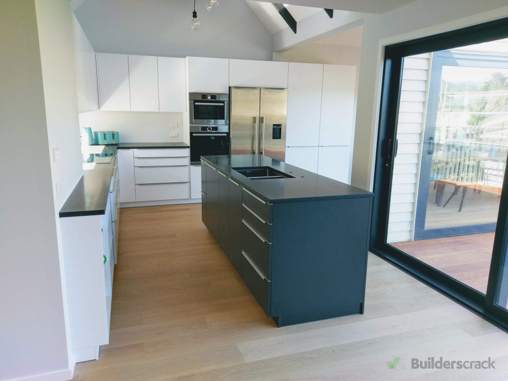 Installation work, German imported cabinetry