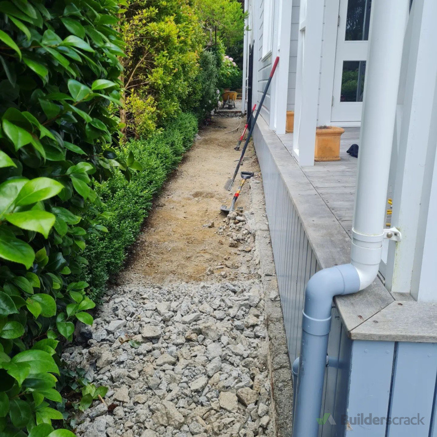 Landscaping project - before