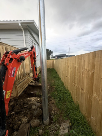 Before: Preparation of area