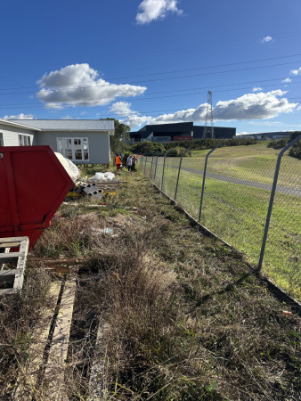 Before: Property needing fence to improve privacy