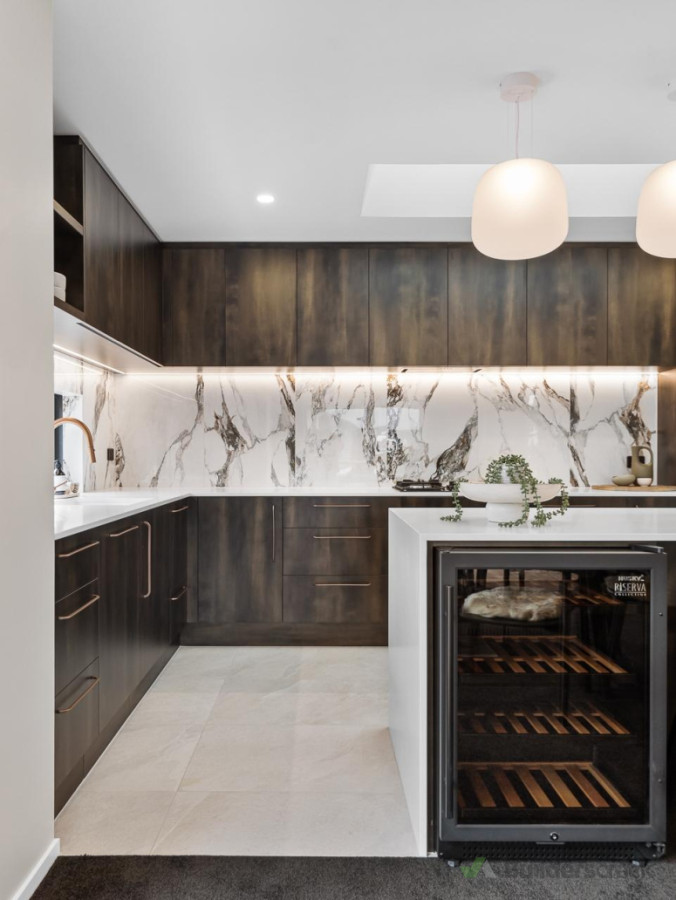 kitchen floor and Splash Back