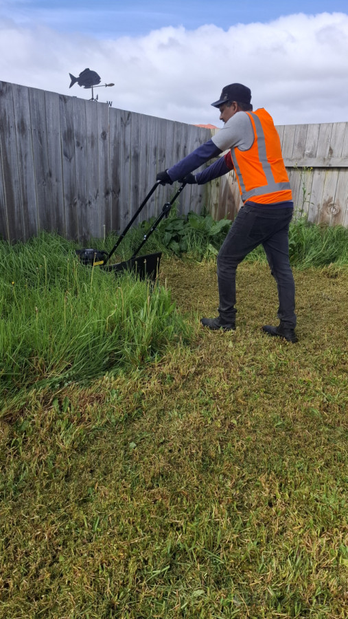 During work, lot over grown