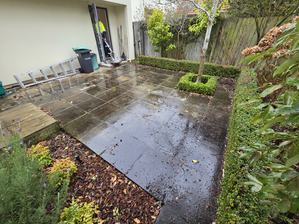 Hard surface cleaning BEFORE