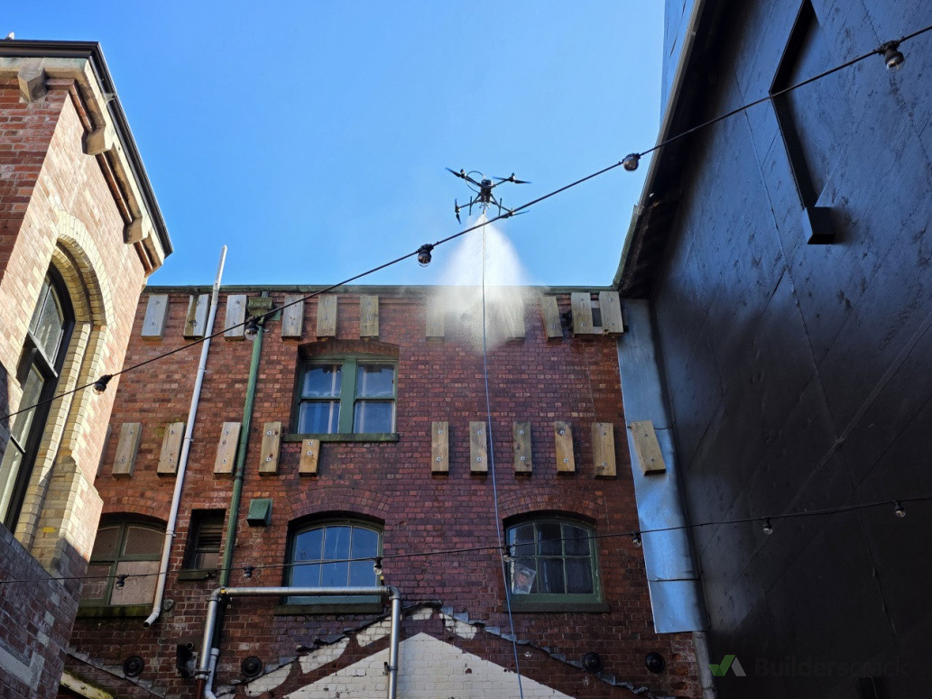 Drone cleaning