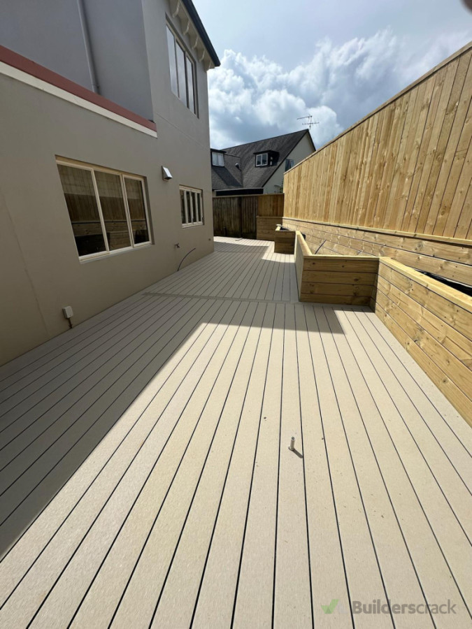 Composite Deck Installation, Low Maintenance Finish