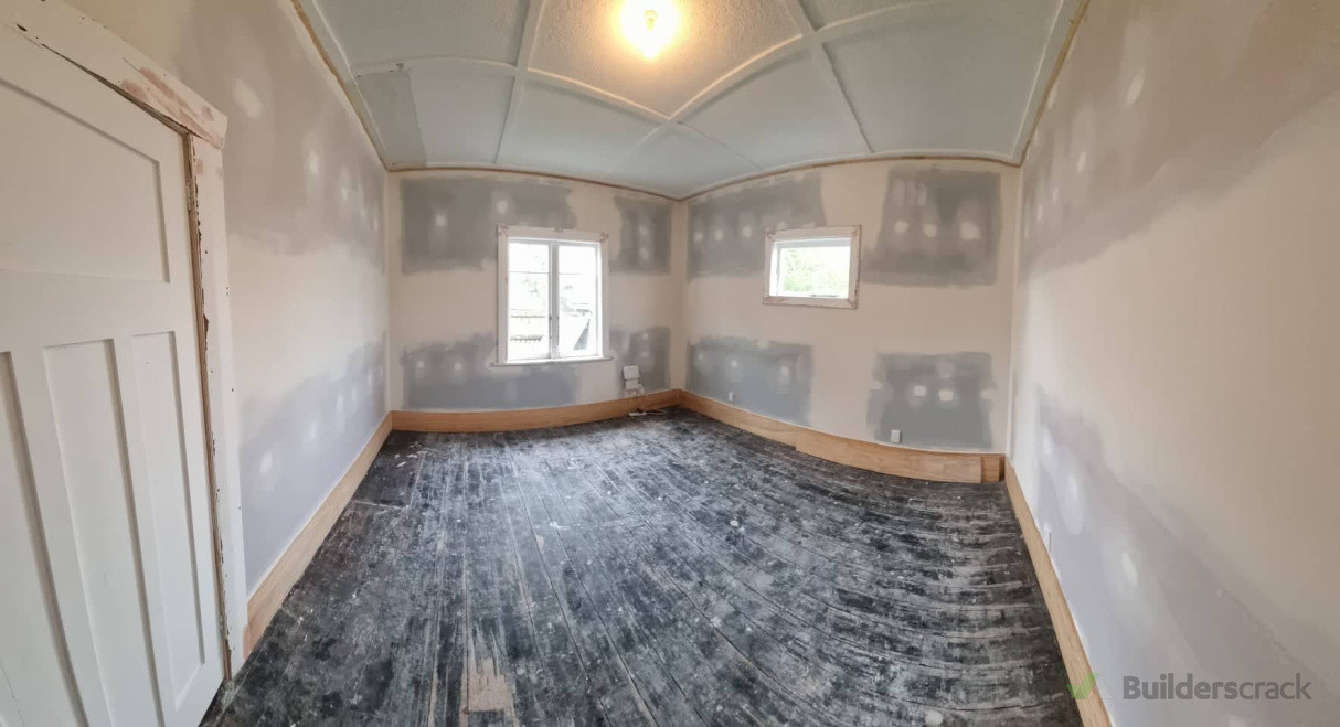 New gib install and plastering completed.