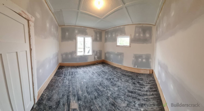 New gib install and plastering completed.