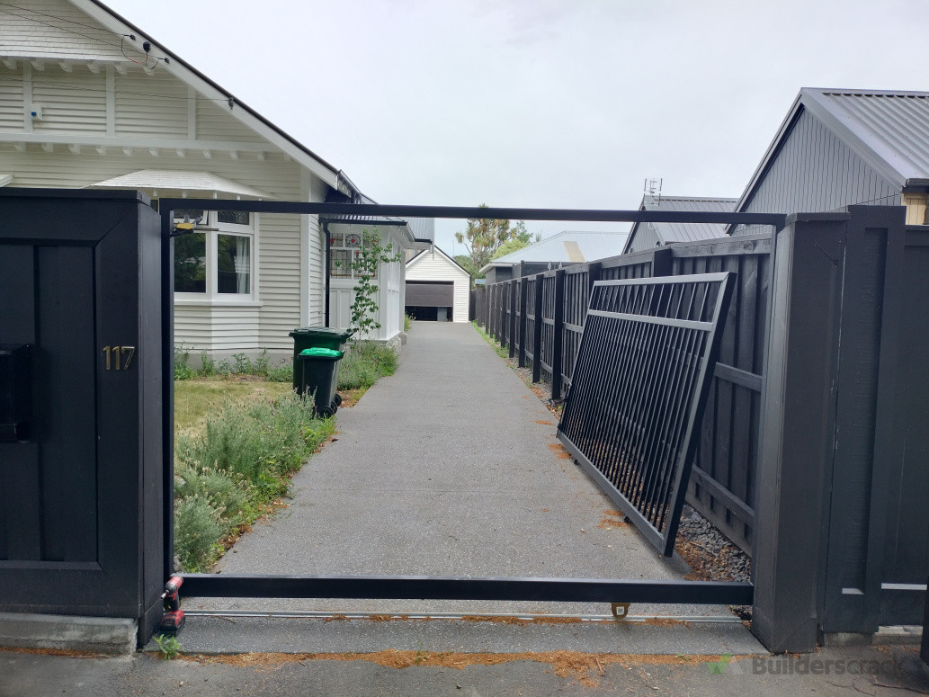 Steel gates, both driveway and pedestrian - inhouse design, fabrication & installation.
