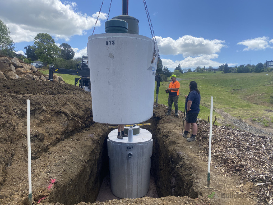 in the ground