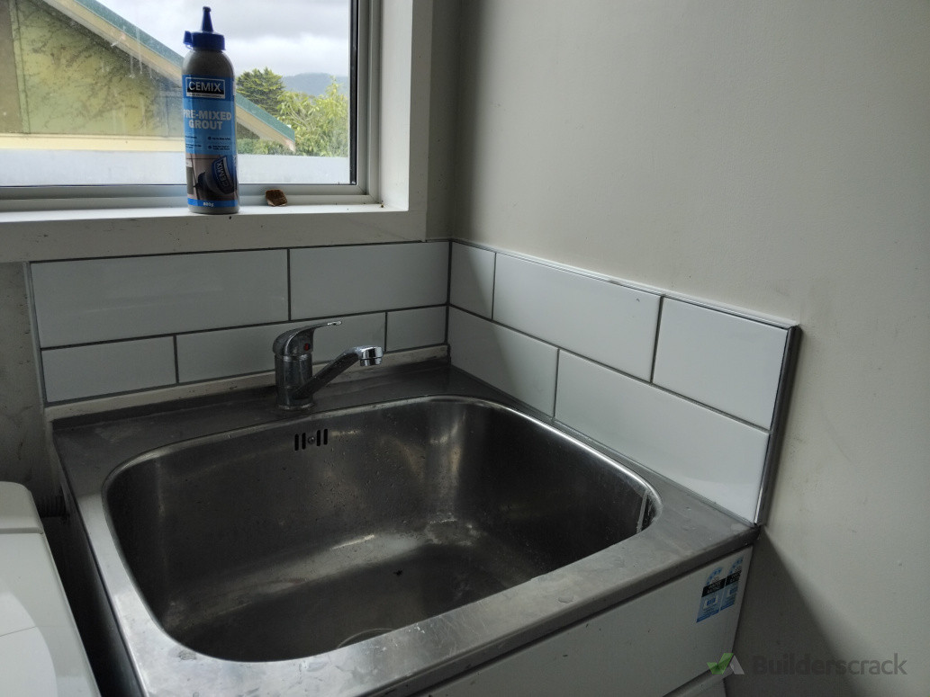 small Laundry Splashback