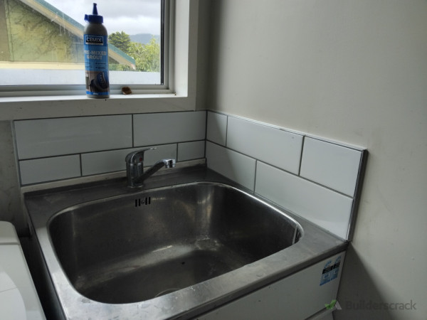 small Laundry Splashback