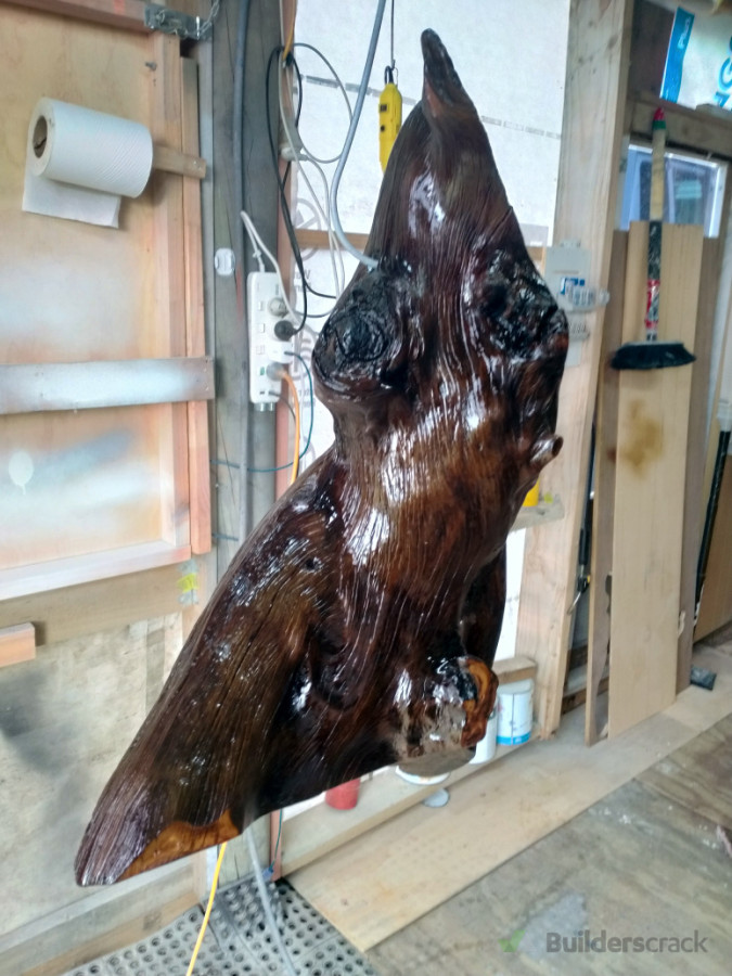 Base with a 50% gloss clearcoat