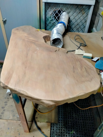 Softened this face to take away the harshness of where it was milled but still keeping as much of its original size