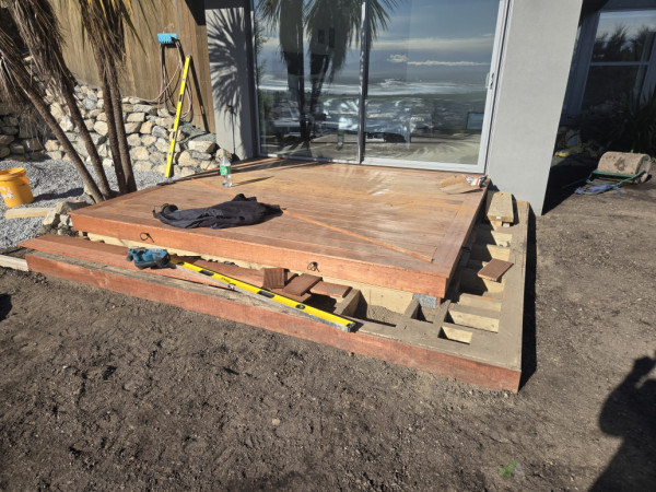 Kwila Deck almost complete