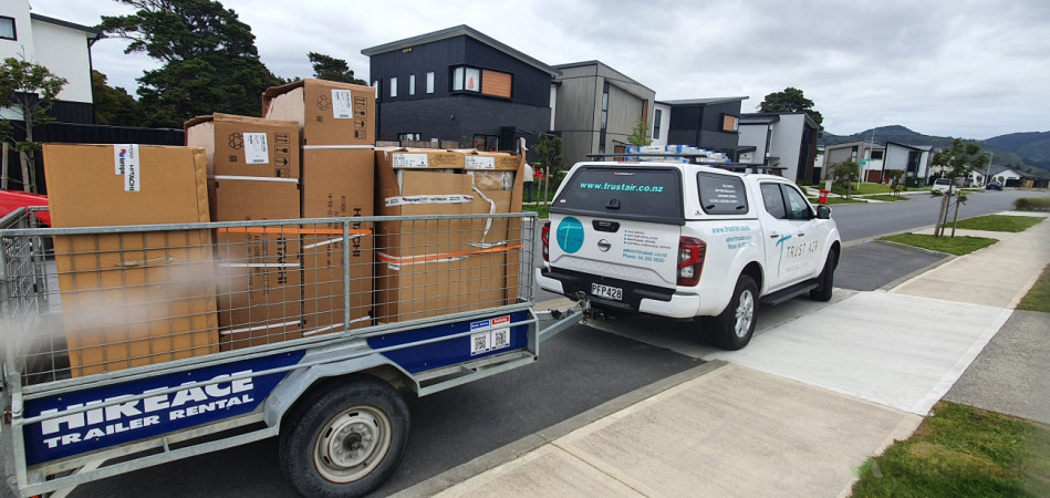 All Packed and ready for this ducted installation.