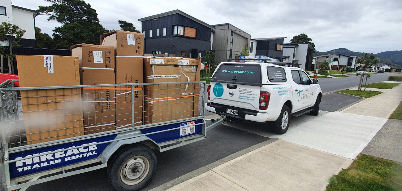 All Packed and ready for this ducted installation.