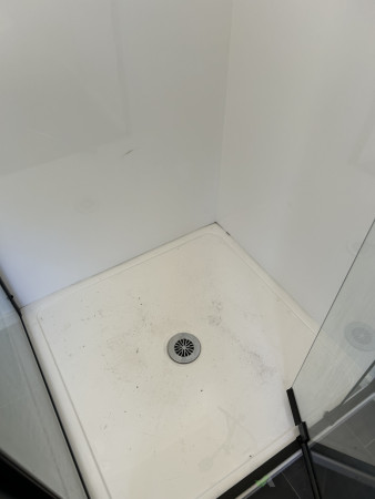 Before bathroom clean