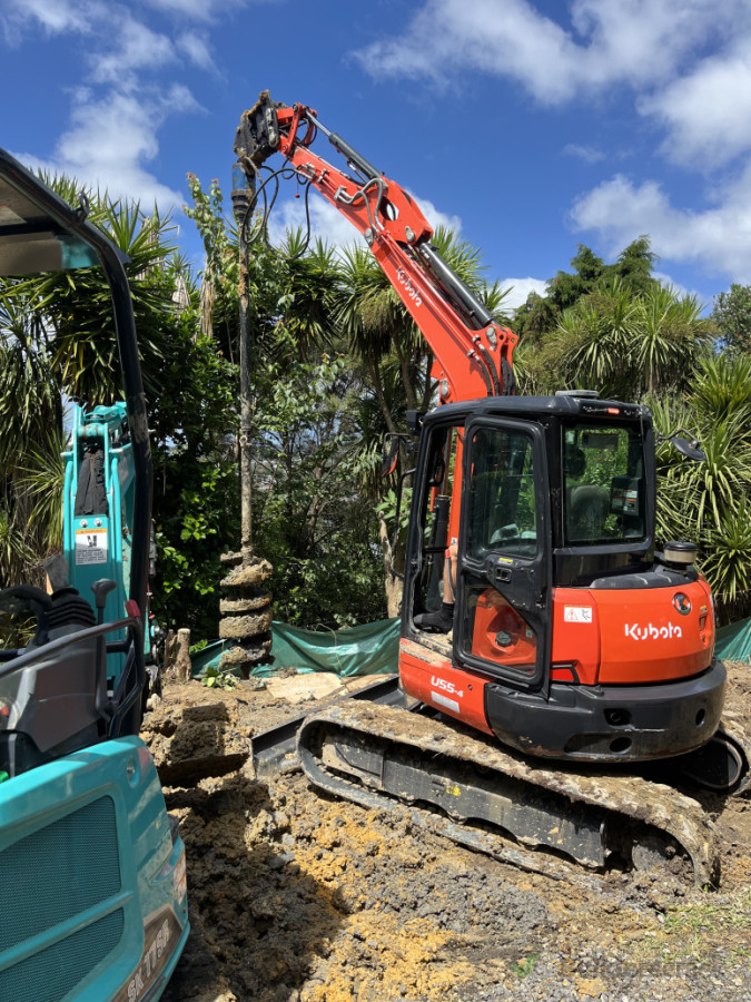Pile drilling