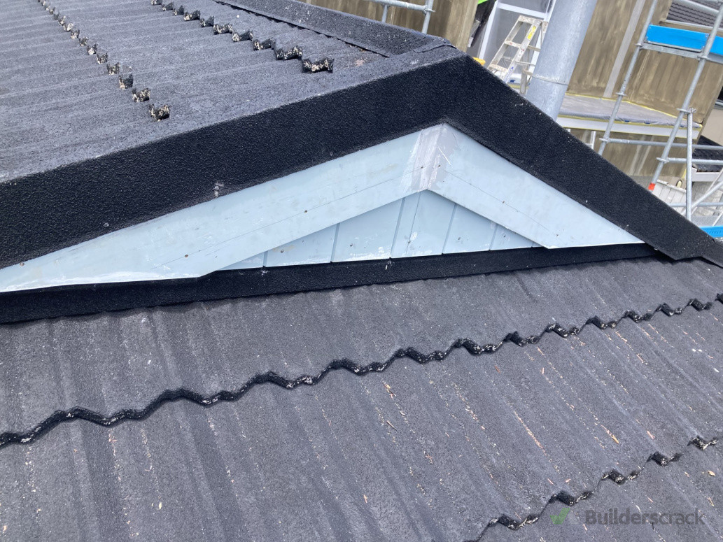 Brand new weatherboards and fascia installed primmed on the cut edges and fixed in place with stainless steel nails ready for painting