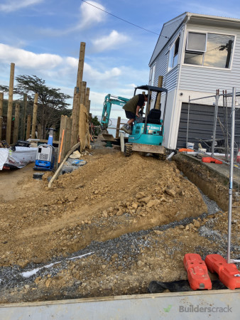 Forming the driveways