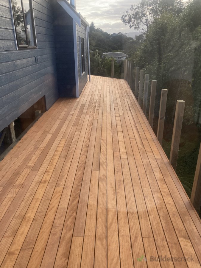 We like the hidden fastening system on this deck.